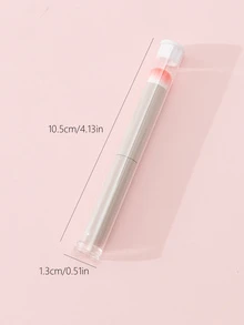 唇刷,口紅和遮瑕刷方便唇妝刷專業混紡唇刷帶盒子 - 彩色 - 查看 4