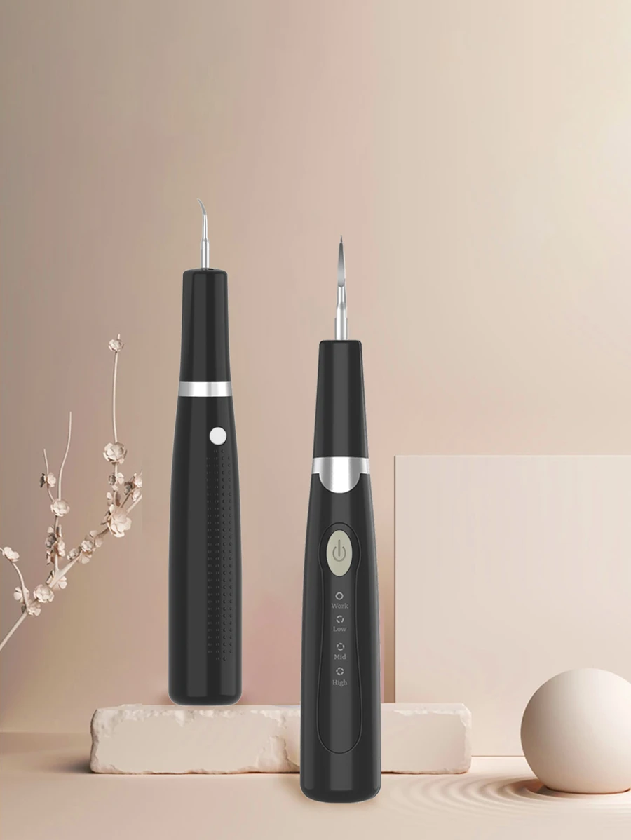 1 ABS Răng Miệng Irrigator, Hiện Đại Đen Điện Siêu Âm Răng Bụi Cho Chăm Sóc Cá Nhân - màu đen - Xem 1