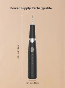 1 ABS Răng Miệng Irrigator, Hiện Đại Đen Điện Siêu Âm Răng Bụi Cho Chăm Sóc Cá Nhân - màu đen - Xem 2