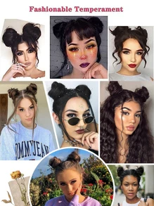 Kẹp Vuốt Tổng Hợp Búi Tóc - Light Brown - Xem 7