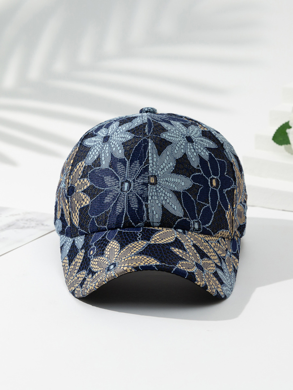 Floral Pattern Baseball Cap SHEIN USA