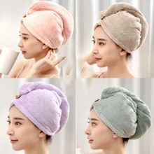 Mũ chụp tóc dày khô siêu thấm - Hồng - Xem 3