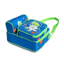 Dinosaur Design Multi-functional Lunch Bag - Blue - View 4