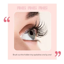 SHEDOES 1 件卡通袋鼠睫毛膏，防水浓密纤长卷翘持久 4D 睫毛膏 - 黑色 - 查看 2