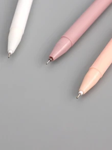 0.5mm黑色中性笔，少女心美学，日式风格，极具吸引力，考试用碳素笔（全针管） - 紫色 - 查看 2