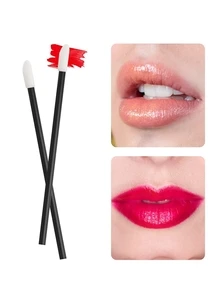Bộ 500 Dùng Một Lần Cọ Môi Cọ Trang Điểm Son Môi Bóng Hoa Dây Applicator Dụng Cụ Trang Điểm Bộ Dụng Cụ Làm Đẹp - màu đen - Xem 3