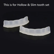 8pcs/6pcs/1pc Teeth Style Wax & Dental Braces Fashion Accessories For Hip Hop & Pop Fans - Clear - View 3