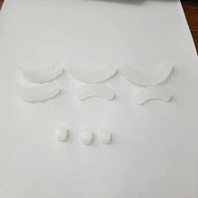 8pcs/6pcs/1pc Teeth Style Wax & Dental Braces Fashion Accessories For Hip Hop & Pop Fans - Clear - View 5