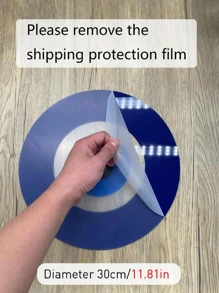 1 Ác Mắt Họa Tiết Gương Dán Tường, Màu Hiện Đại Khối Treo Tường Gương Ốp Trang Trí Nhà Cửa - Màu xanh lam - Xem 4