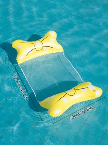 1pc Yellow Bow Decoration For Pool Hammock - Yellow - View 5