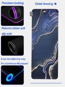 Tấm lót chuột phát sáng bằng đá cẩm thạch - Nhiều màu - Xem 4