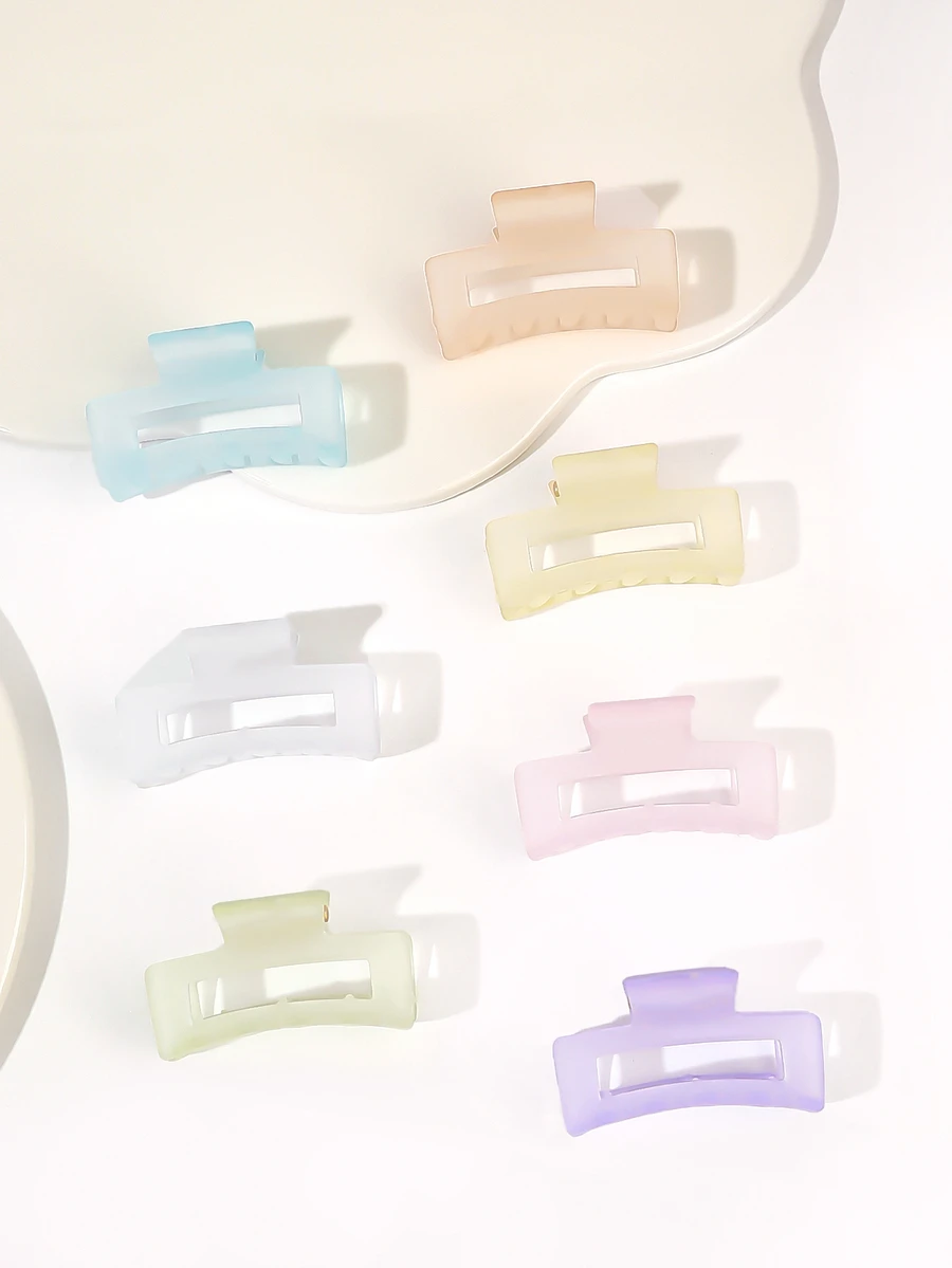 7pcs Rectangle Hair Claw