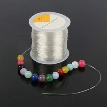 件 100m 透明彈性串珠線繩，適用於 Diy 珠寶製作配件 - 線徑0.06cm - 查看 5