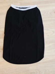 1pc Color Block Pet Tee For Cat And Dog For Summer - Black - View 4