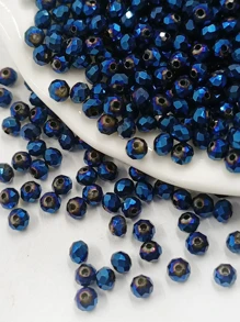 Trang sức Tự làm Phụ kiện pha lê Mặt hạt thủy tinh pha lê với ánh sáng xanh - Màu xanh lam - Xem 1