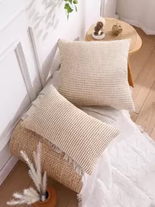 1入組對側靠墊套不附帶墊芯 - 米色 - 查看 4