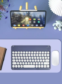 Wireless Keyboard Compatible With iPad - Dusty Purple - View 1