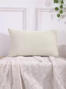 1 pieza Funda de cojín sin relleno de canalé