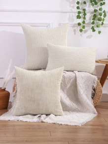 1 pieza Funda de cojín sin relleno de canalé