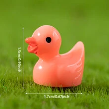 10 piezas Decoración de pato de dibujos animados jardín - Multicolor - Ver 4