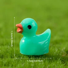 10 piezas Decoración de pato de dibujos animados jardín - Multicolor - Ver 5