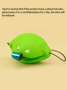 1pc Frog Tongue Design Random Cat Teaser Toy For Cat For Interaction - Green - View 5