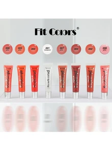 珠光唇油,珠光精細金屬亮絲唇油唇釉保濕液體口紅 - 無色 - 查看 7