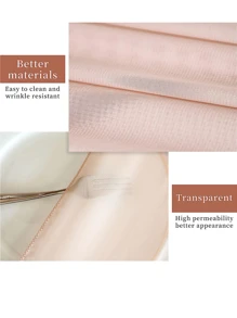 chiffon table runner for wedding & parties - Dusty Pink - View 3