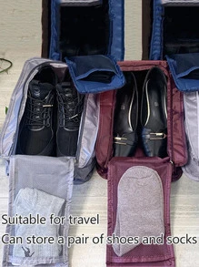 Túi Đựng Giày Di Động Du Lịch Đựng Đa Năng Chống Nước Gấp Gọn Lưu Trữ Dung Lượng Cao Túi Đựng Giày Tổ Chức - Nhiều màu - Xem 1