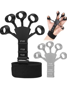 Dụng cụ tăng lực cầm tay bằng silicon màu đen - màu đen - Xem 1