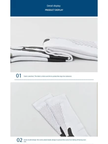 1 pieza de color combinado atlético compresión calcetín - Rosa - Ver 5