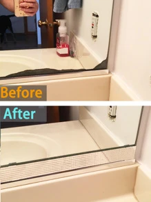 1/5 Cuộn 1960 Miếng Dán Gương Khảm Bạc, Gương Trang Trí Kính Đa Năng Treo Tường Trang Trí Tường Trang Trí Phòng Gương Treo Tường Gương Cho Phòng Trang Trí Nhà Trang Trí Phòng Tắm Trang Trí Phòng Khách - Bạc - Xem 7