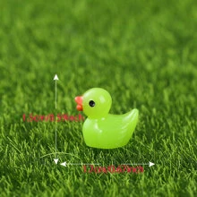 10 piezas Decoración de pato de dibujos animados jardín - Multicolor - Ver 11