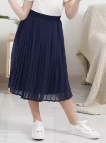 GORLYA Falda maxi bohemia de volantes de gasa para niña preadolescente, elástica en la cintura, perfecta para actividades al aire libre, compras, caminar, escuela, temporada de regreso a clases, cena, reuniones y fiestas