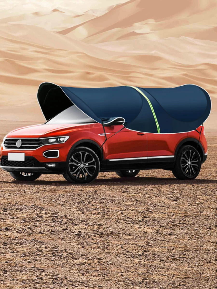 1入組車前防雨罩 - 藏蓝色 - 查看 1