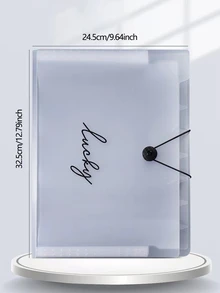 1入組隨機圖案A4手風琴夾多層文件袋文件袋 - 彩色 - 查看 2