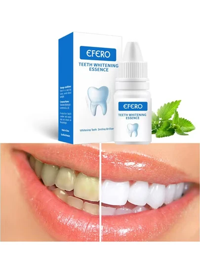 EFERO 牙齒美白溶液，牙齒美白精華，1入組專業牙齒護理產品提亮牙齒口腔清潔