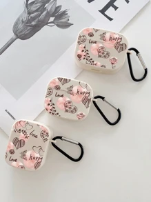 1pc Cartoon Graphic Case Compatible With AirPods For AirPods1/2 AirPods Pro - Beige - View 3