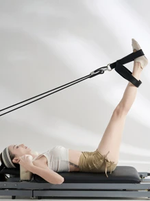 1雙短抹胸夏天運動瑜伽襪,普拉提襪子帶防滑鞋底 - 米色 - 查看 2