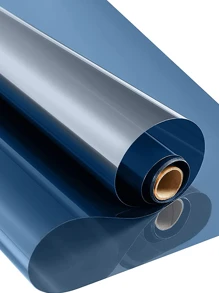1pc Plain Window Sticker - Blue - View 2