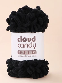 1 pieza 100g negro hilo de tejer - Negro - Ver 4