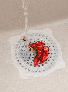 10pcs Pink Disposable Floor Drain Sticker Bathroom Decor Summer