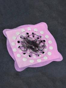 10pcs Pink Disposable Floor Drain Sticker Bathroom Decor Summer