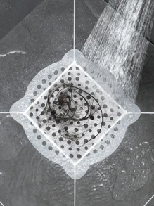 10pcs Pink Disposable Floor Drain Sticker Bathroom Decor Summer