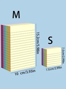 200入組有線便利貼 - 彩色 - 查看 5
