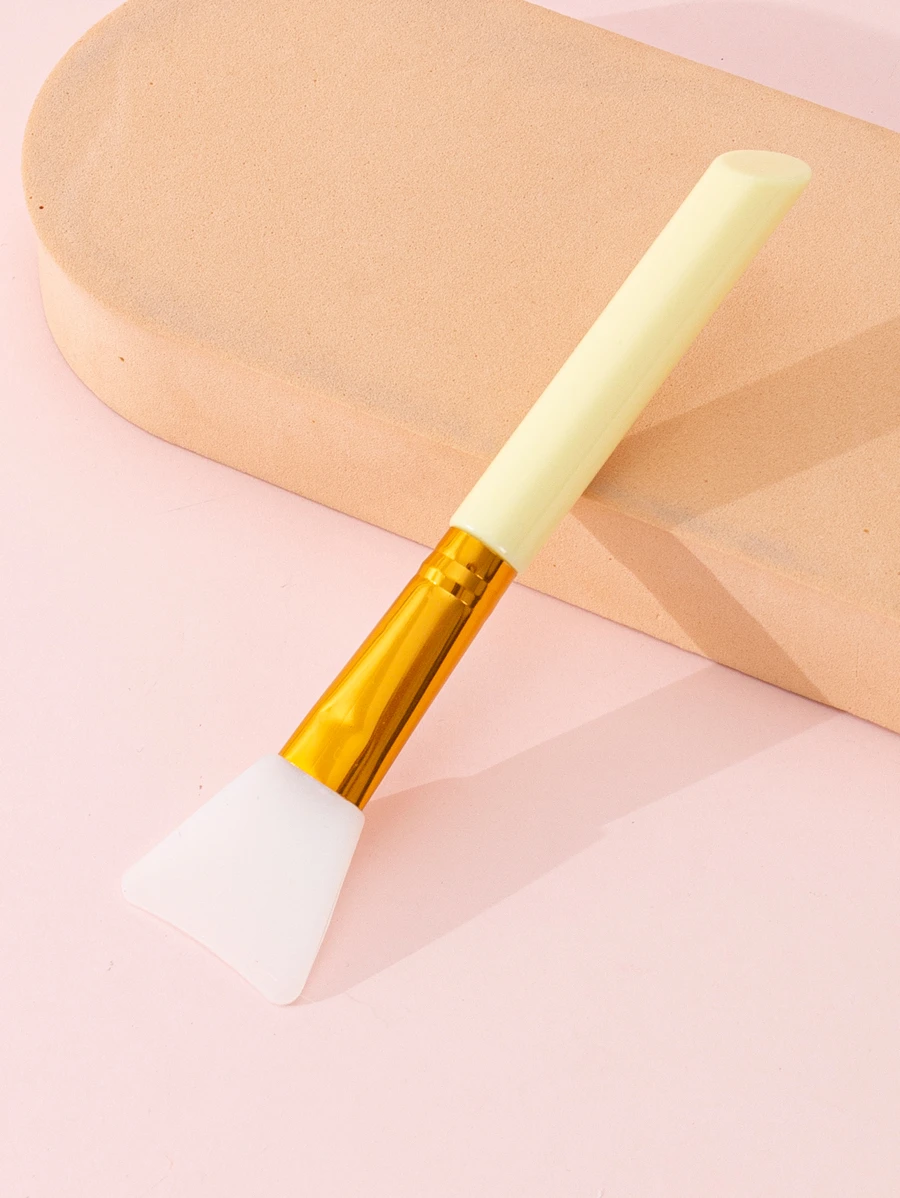 Bàn chải mặt silicon để bôi bùn, dụng cụ làm sạch mặt để bôi đất sét và đắp mặt - Nhiều màu - Xem 1