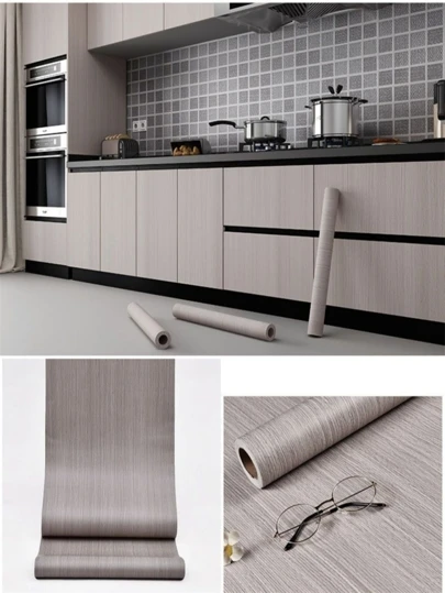 1卷木纹防水墙纸、贴纸、墙贴、乙烯基贴花，用于家居装饰、春季装饰品，让您的家焕然一新，拉玛装饰贴纸礼物生日毕业厨房装饰