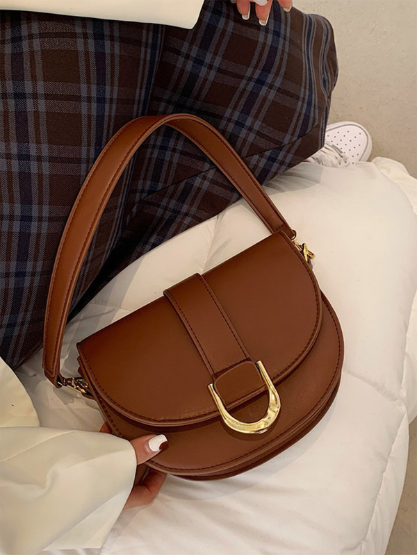 Bolso cruzado pequeño de moda para mujeres, bolso de hombro elegante para el trabajo, casual y versátil, adecuado para señoritas jóvenes