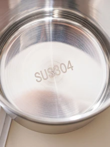 1pc Stainless Steel Insulated Cup With Letter Print - Khaki - View 5