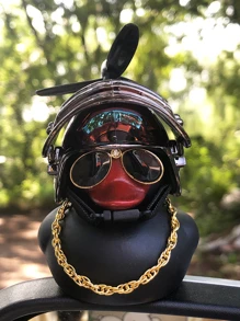 1pc Duck Design Car Ornament - Multicolor - View 3